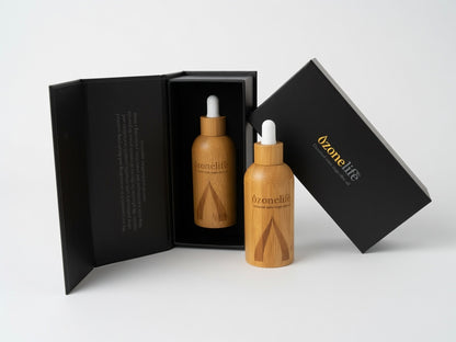 Ozonelife ozonated extra virgin olive oil with lavender, 50 ml bottle